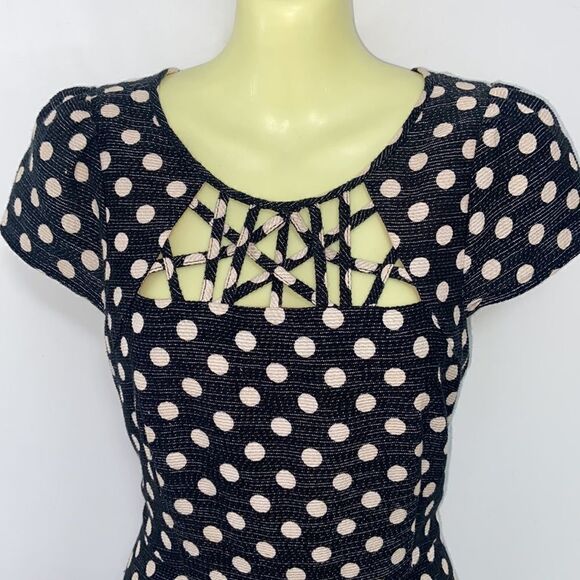 Anthropologie Dress Maeve “Nicola” Dot Nwot Sz 4 - Picture 6 of 8